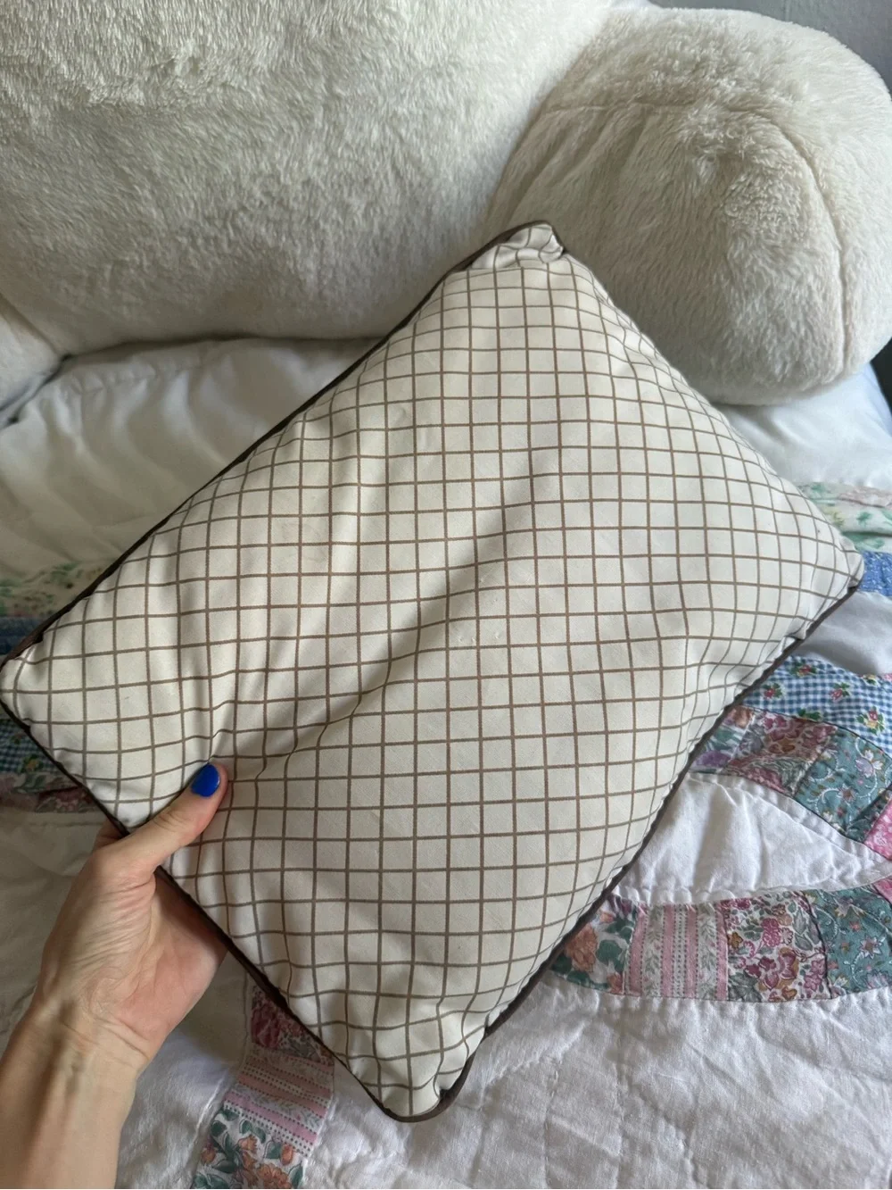 Vintage needlepoint elephant